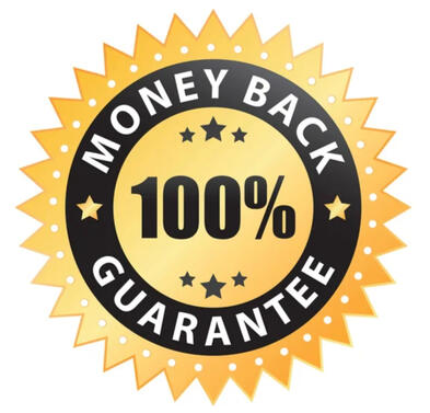 100% money back guarantee
